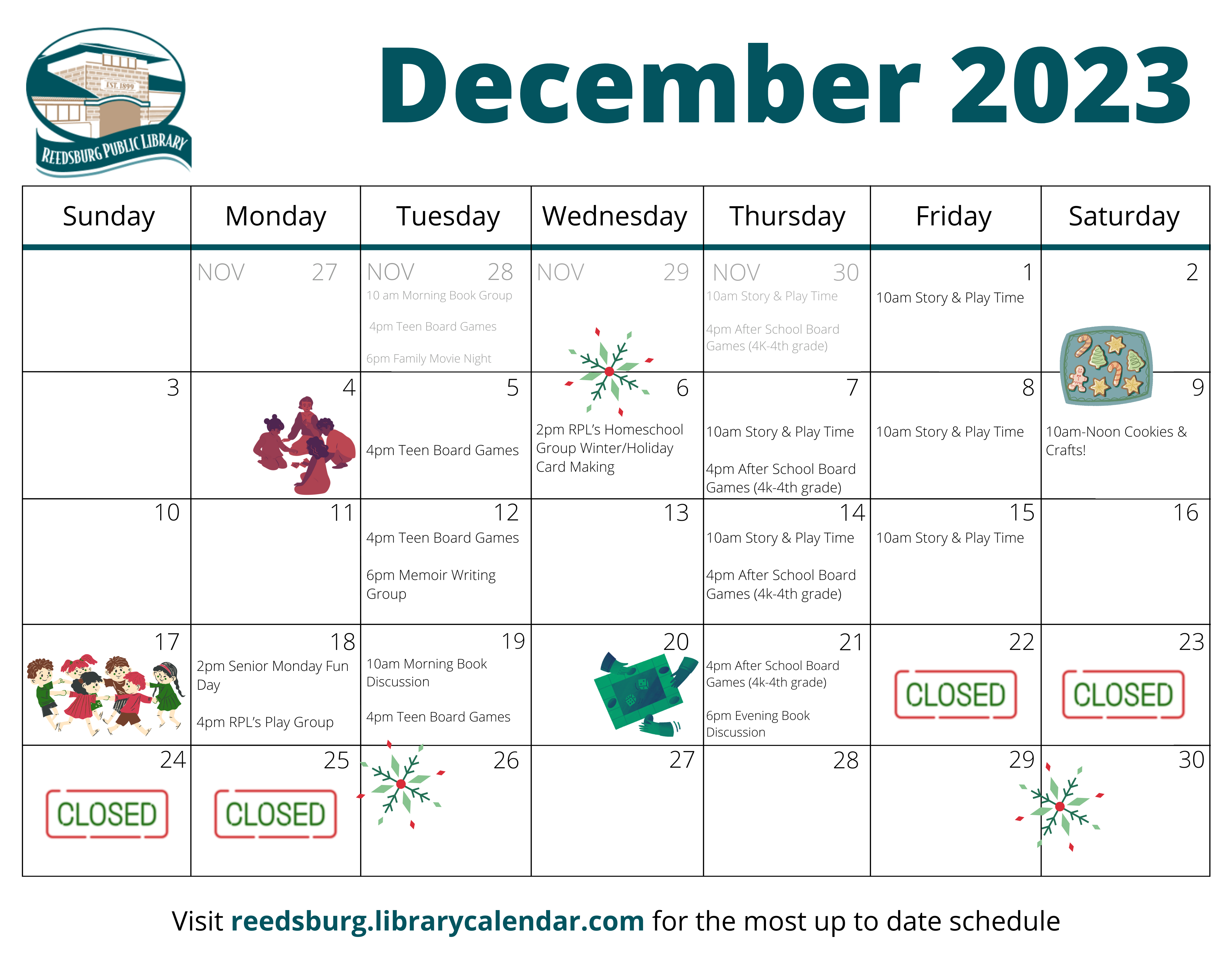 December Calendar December Calendar