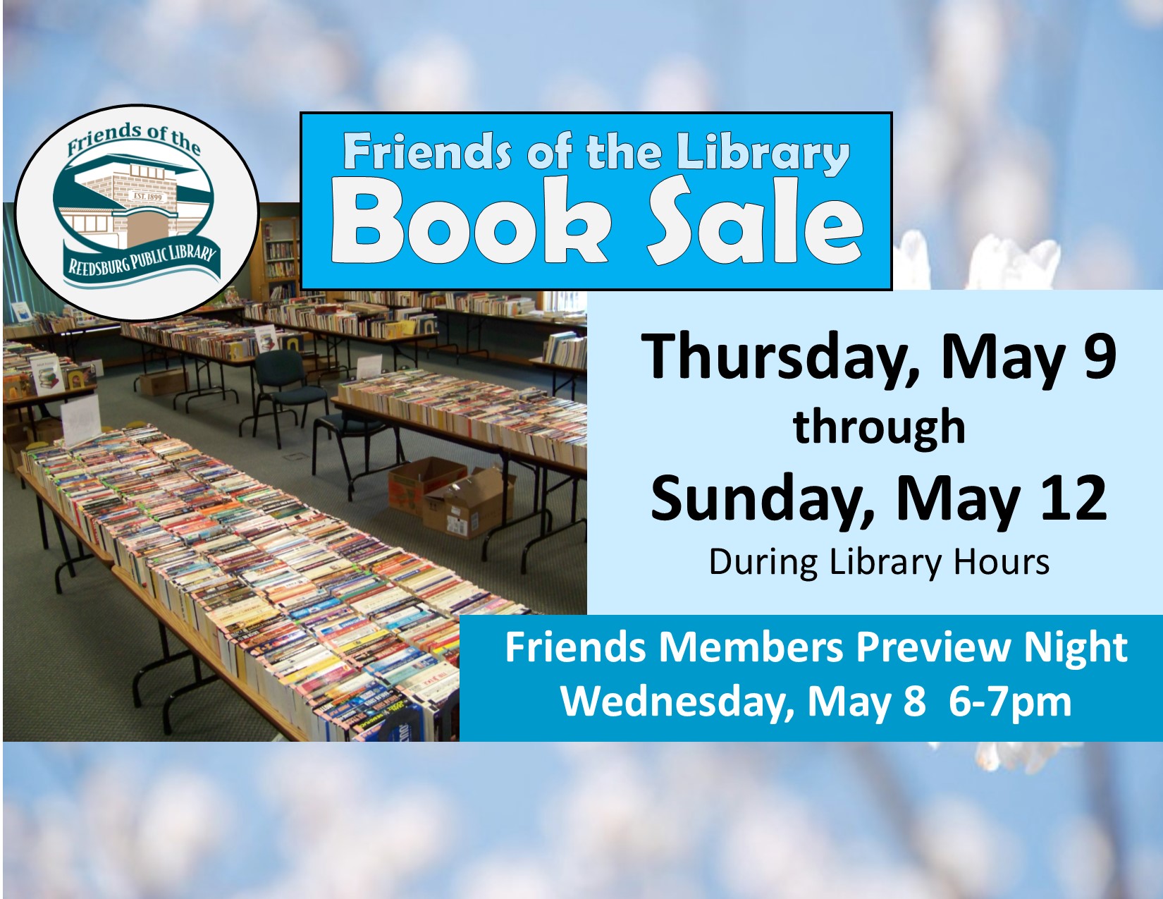 Friends of the Library Book Sale Reedsburg Public Library